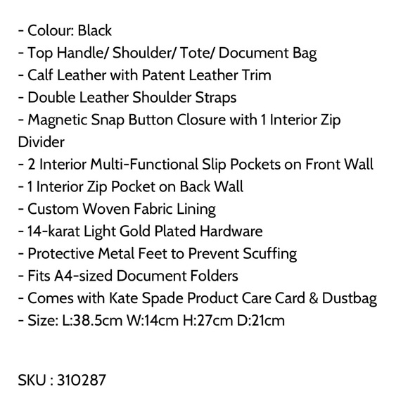 Kate Spade Bow Valley Helena Leather Satchel Handbag Purse - Picture 14 of 14